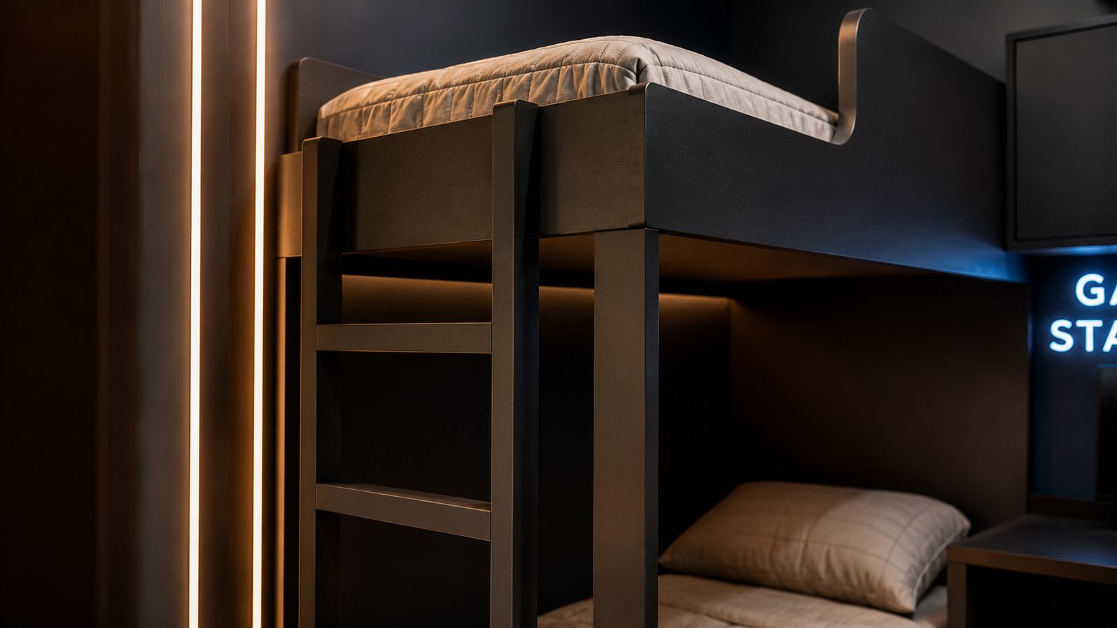Quarto infantil planejado com beliche